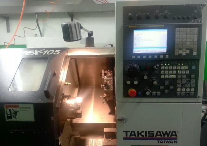 งานกลึง CNC ด้วยเครื่อง Takisawa