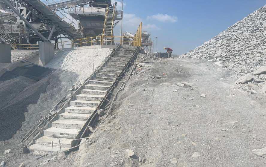 Safety structure improvement โรงโม่หินสุพรรณบุรี